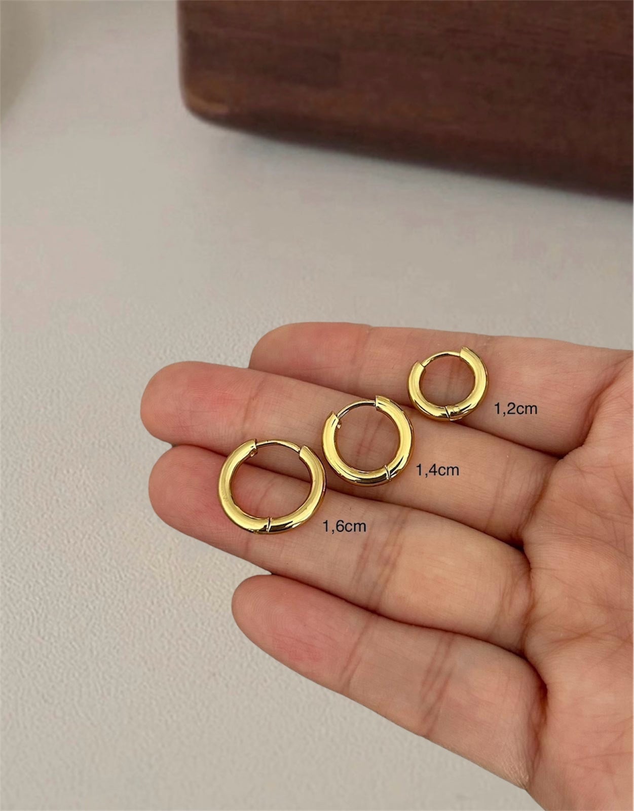 Set 3 paires Boucles d’oreilles créoles